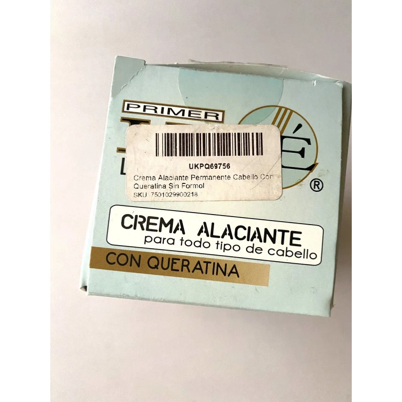 Lissé Loquay Crema Alaciante Permanente Cabello Con Queratina Sin Formol