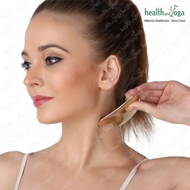 HealthAndYoga Ayurveda BronzLove Kansa Gua Sha Massage Tool WITH Beauty Face Oil - Soft Tissue Sculpting for Face & Neck, Scraping for Breaking Scar Tissue - Heart Shape Premium Bronze Beauty Tool