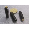 Kmac Alloy Steel Set Screws, Brass Tip, 3/8-16 x 1
