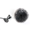 Ruittos 5 Packs Lavalier Microphone Wind Screen Furry Muffs Diameter