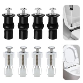 Yesimola Toilet Seat Fixed Screw, Stainless Steel Hinge for Toilet Lid, for Toilet Seat, Blind Hole Toilet Lid, Toilet Lid, Toilet Lid (2 Types)