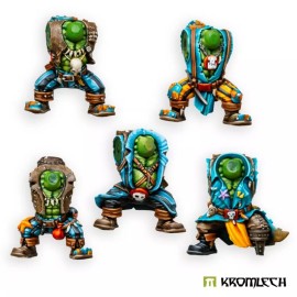Wargame Exclusive Kromlech Raging Heroes Orc Corsairs Kaptin Bodies x5 Kromlech Freebooterz Pirate Ork Flash Gitz Badrukk