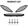 VLINCAR Hood Bezel Set 3pcs Compatible with Dodge Charger SRT