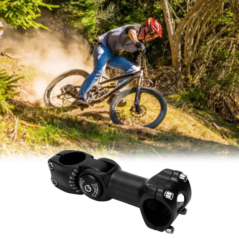 LeBycle Bike Stem 31.8x110mm 60 Degree Adjustable Mountain Bike Handlebar
