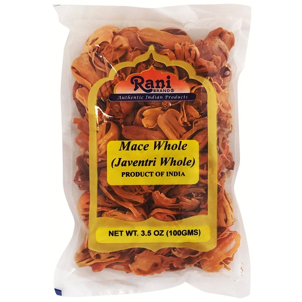 Rani Mace Whole (Javathri), Spice 3.5oz (100g) ~ All Natural | Vegan | Gluten Friendly | NON-GMO | Indian Origin