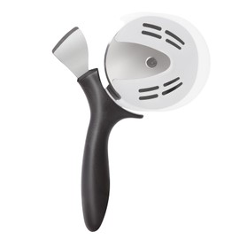 Professional Pizza Cutter & Crust Cutter 2 in 1, Steel 4" Pizza Wheel Cutter and Pizza Crust Knife, Stainless Steel Blade with Protective Cover