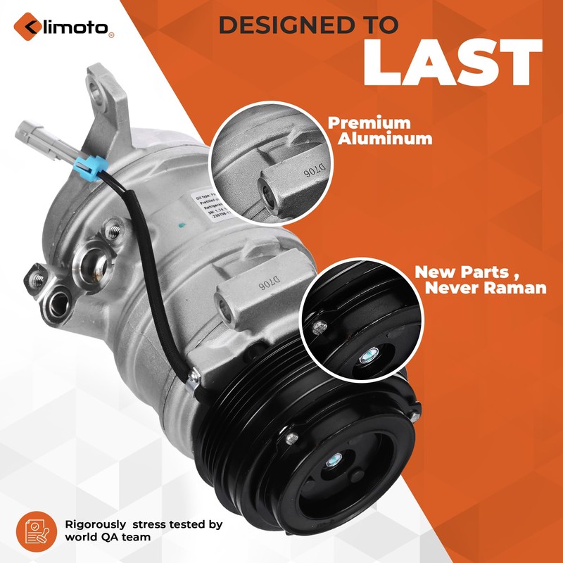 Klimoto A/C Compressor | Compatible With Chrysler Pacifica 04-06