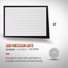 0.25" Reflective Dot Stickers for Golf Launch Monitors – 300