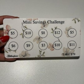 Fun, Easy, and Super CUTE Savings Challenges| Adorable background Design| Low Income Friendly - Which Option: Ice Cream Savings Challenge