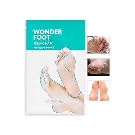 Missha Wonder Foot Mask for Callus Removal - for Soft and Delicate Feet - Callus Removal - Foot Care - Foot Scrub - Exfoliating Mask - Removes Effectively