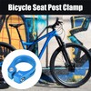 X AUTOHAUX 28.6mm Aluminium Alloy Bike Bicycle Seat Post Clamp