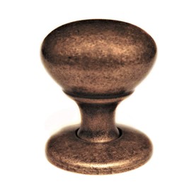 Sets of 6 Cabinet Knobs from The Romeo Collection for Kitchen Doors & Drawers, Furniture, Cupboard Handles, Wardrobe Door Antique Brass Fittings by FFF (32mm knob)