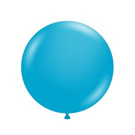 Tuftex Balloons 5"/11"/17"/36" Latex Balloons Decorator Professional Balloons (Turquoise, 17" / 50ct)