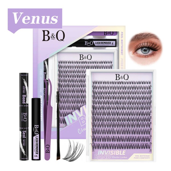 Kit De Extensiones De Pestañas Venus B&q Raíces Invisibles Con
