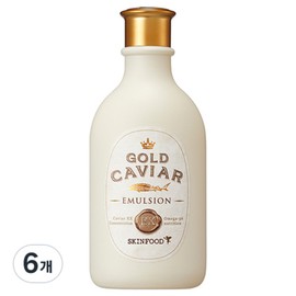 Skinfood Gold Caviar EX Emulsion, 145ml, 6 pieces / 스킨푸드 골드 캐비어 이엑스 에멀전, 145ml, 6개