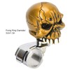 Steering Wheel Spinner Knob Skull Shape Universal Power Handle for