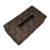 Chidori Sangyo PP Basket Tissue Case 58-75DBR Brown W10.2 x