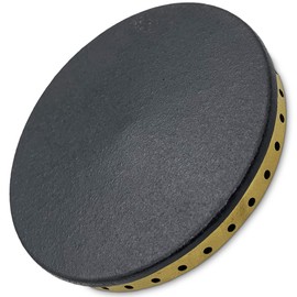Whole Parts Black Left Front Burner Cap (D) Part# PA080088 - Replacement and Compatible With Some Viking Ranges