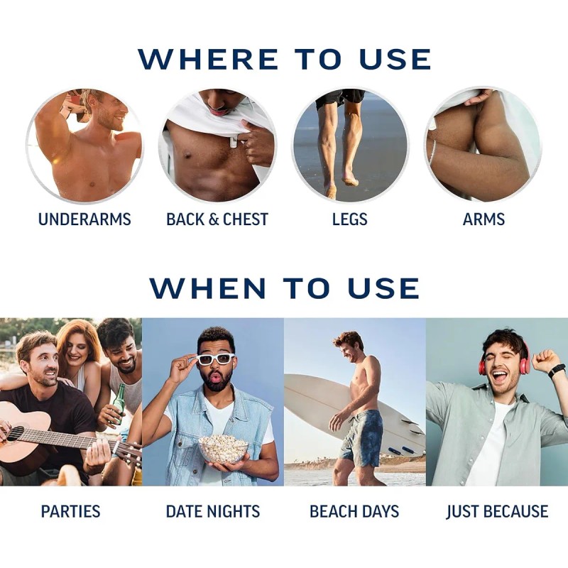 Veet Crema Depilatoria Para Hombres, Piel Sensible De 5 Minu