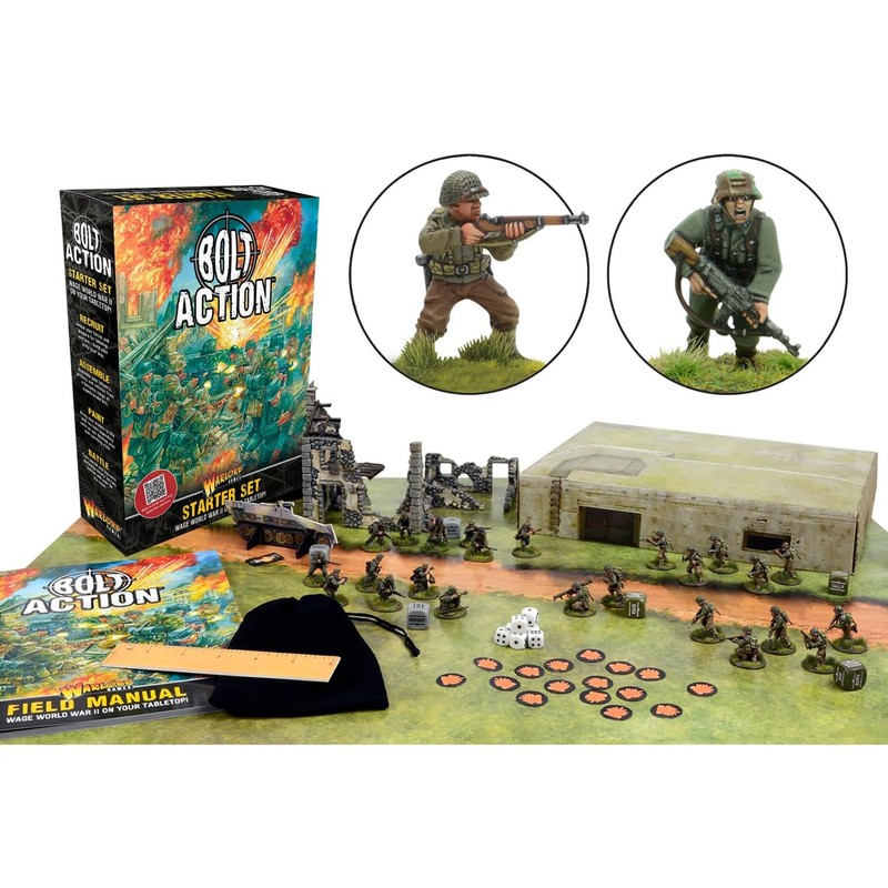 Warlord Games/Bolt Action 1/56 Bolt Action Introductory Set Building Kit