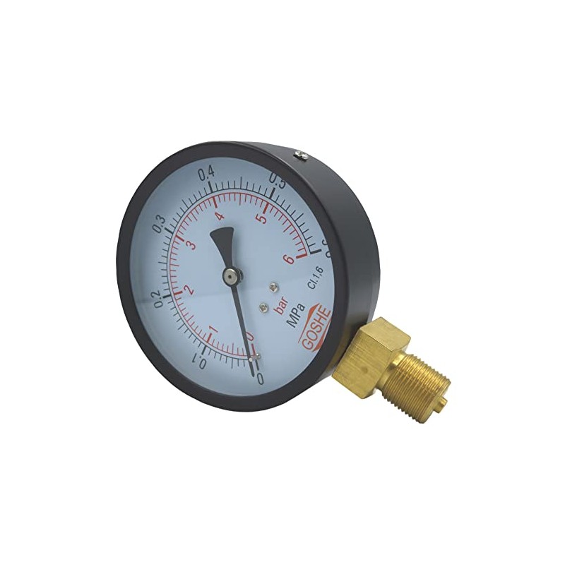 100mm 10 Bar Side Entry Manometer Pressure Gauge M20x1,5 +