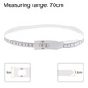 sourcing map 2Pcs Head Circumference Tape 70cm Plastic Measuring Rule