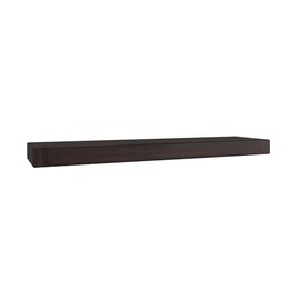 AquaTeak 24" OBI Mocha-Shield OptiAREA Floating Teak Wall Shelf