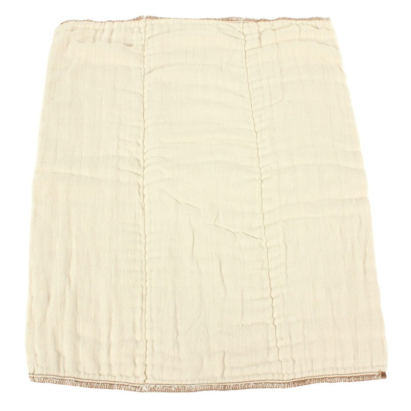 Unbleached Prefold Cloth Diapers by OsoCozy – 100% Cotton, Durable,