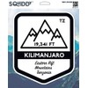 Squiddy Mount Kilimanjaro - Vinyl Sticker Decal for Phone, Laptop,