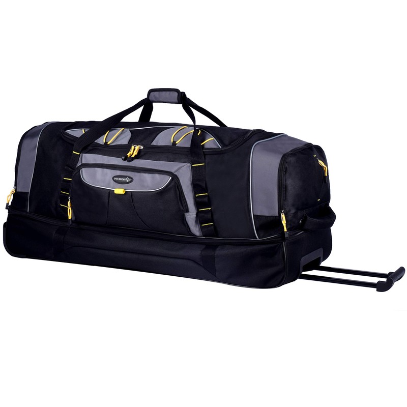 TPRC Sierra Madre Duffel Bag, Black, 36" Rolling