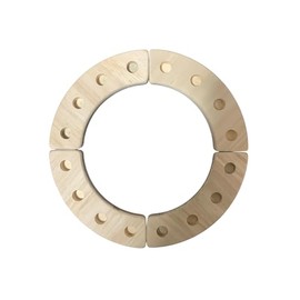 4-Loch 4xElemente Geburtstagsring Deko Zubehör für Geburtstagszug Geburtstagstisch (4xElemente)