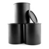 Black Plastic Paint Cans (3-Pack); Quart Size Cans for Paints