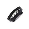 Round Storage Organizer Tray Checkerboard Design Plate Container Tray for