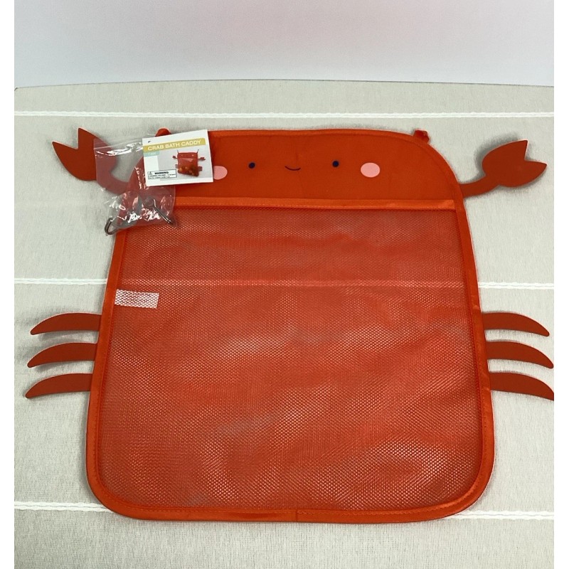 Target Bullseye Kids Bath Caddy Red Crab New