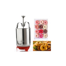 Stainless Steel Doughnuts Maker with Stand | Medu Vada Maker Machine with Stand | Medu Vada and Donut Maker Machine For Perfectly Shaped Homemade Donuts and Crispy Medu Vadas