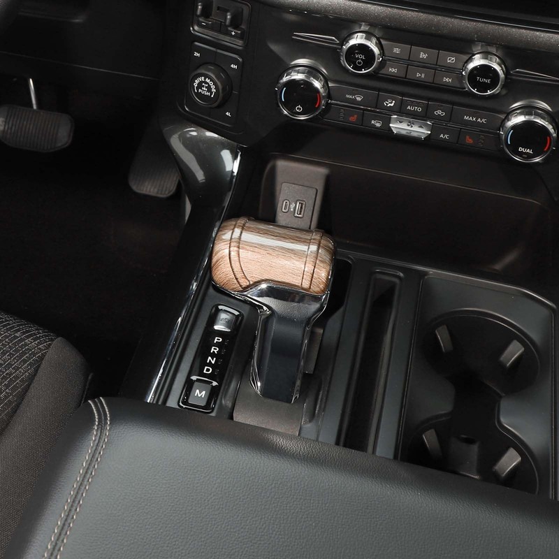 Jimen Compatible with Ford F150 2021-2023, Gear Shifter Knob Cover