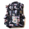Hipster Rucksack Style Backpack - Black Hard Style Tattoo