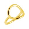 Silpada 'Karma Ring' in 18K Gold-Plated Sterling Silver, Size 12,