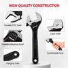 Cawla 6" Adjustable Wrench Fits for Automotive Plumbing and Home
