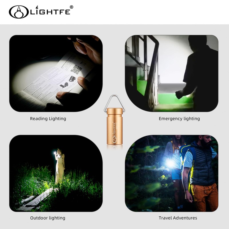 LIGHTFE MINI01 keychain flashlight mini keychain light is light, small,