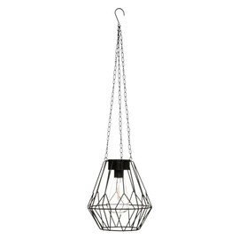 Atmosphera Solar Pendant Light - Flave - Metal - Wired - Height 24 cm - Black
