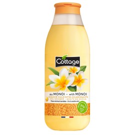 Cottage Shower Oil with Monoi – 97% Natural Ingredients, Hydrating & Nourishing Body Wash for Dry & Sensitive Skin, pH Neutral, Dermatologically Tested, Biodegradable, Paraben & SLS-Free, 560ml