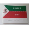 Singer 327 Sewing Machine Owners Manual Color 4" x 6"