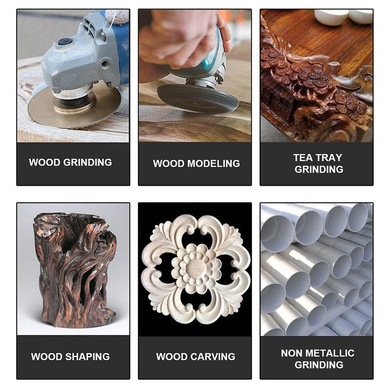 Wood Grinding Disc, Angle Grinder Disc Carving Grinding Disc Tungsten