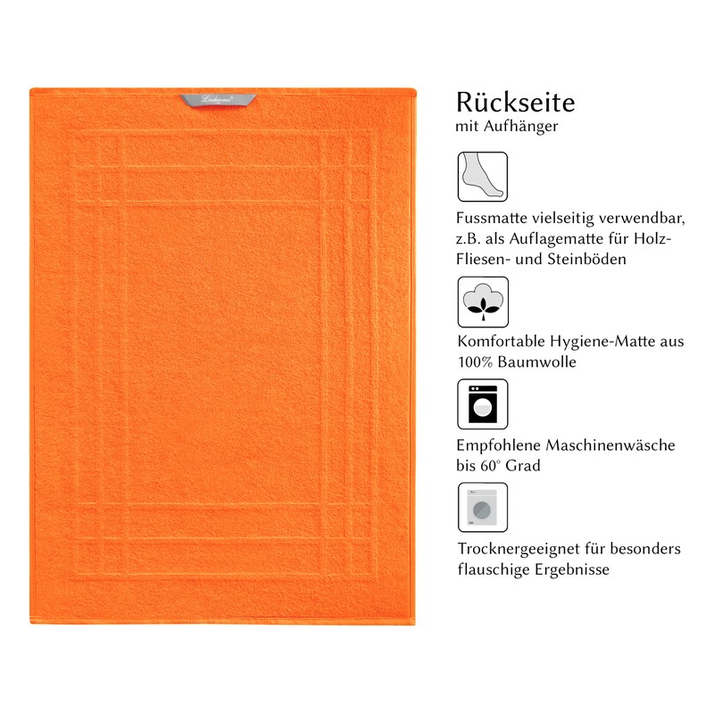 Lashuma Linz Bath Mat 50 x 70 cm Fluffy Washable