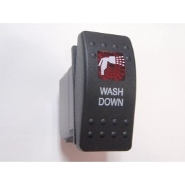 CARLING WASHDOWN PUMP SWITCH BOAT MARINE PARTS CARLING V1D1 1 RED LENS BLACK CONTURA II