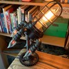 Steampunk Lamp Rocket Shape Decorative Functional Retro Lamp Industrial for
