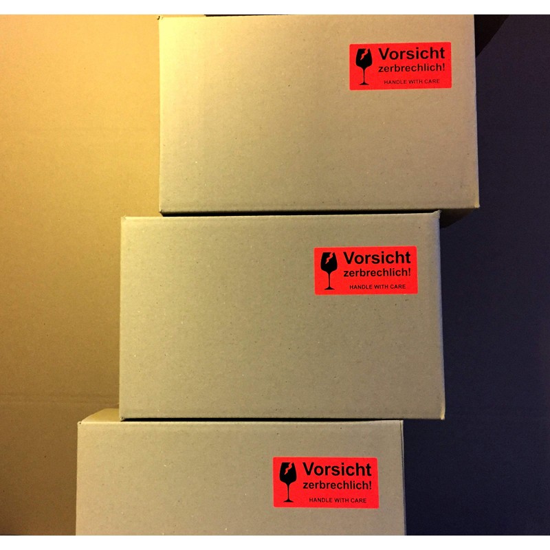 BT-Label 250 warning stickers fragile