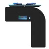 Vyaaa L Shaped Leather Desk Pad, 59" x 59" x