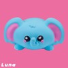 Smooshzees Snugzees, Luna, Blue Elephant, Collectable Characters, Supersoft, Cuddly and